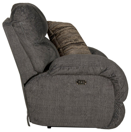 Ashland - Power Lay Flat Recliner - Hornell Furniture Outlet