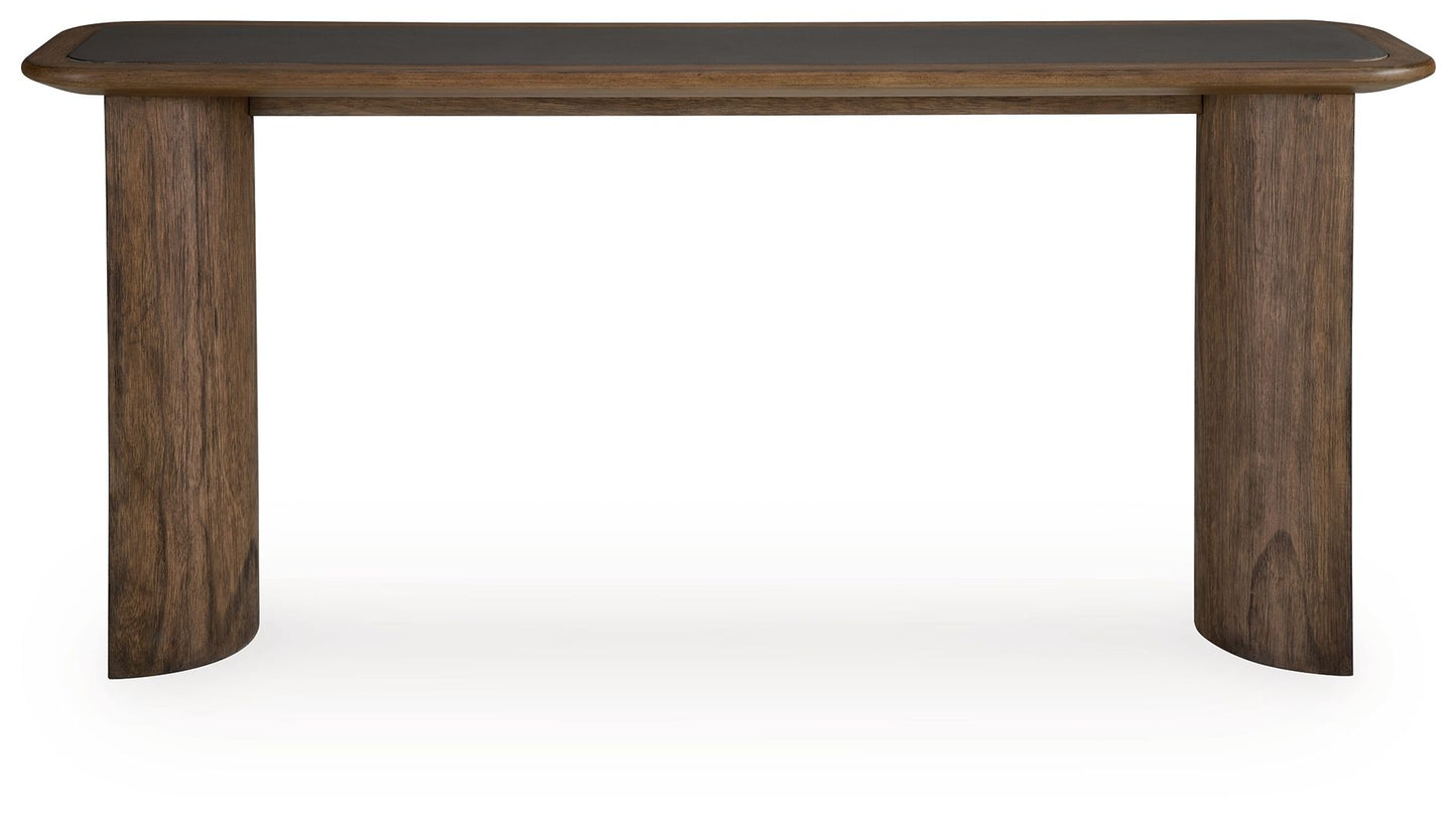 Dontayne - Sofa Table - Warm Brown - Hornell Furniture Outlet