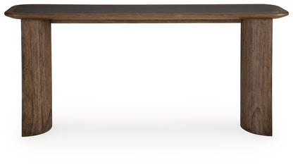 Dontayne - Sofa Table - Warm Brown - Hornell Furniture Outlet