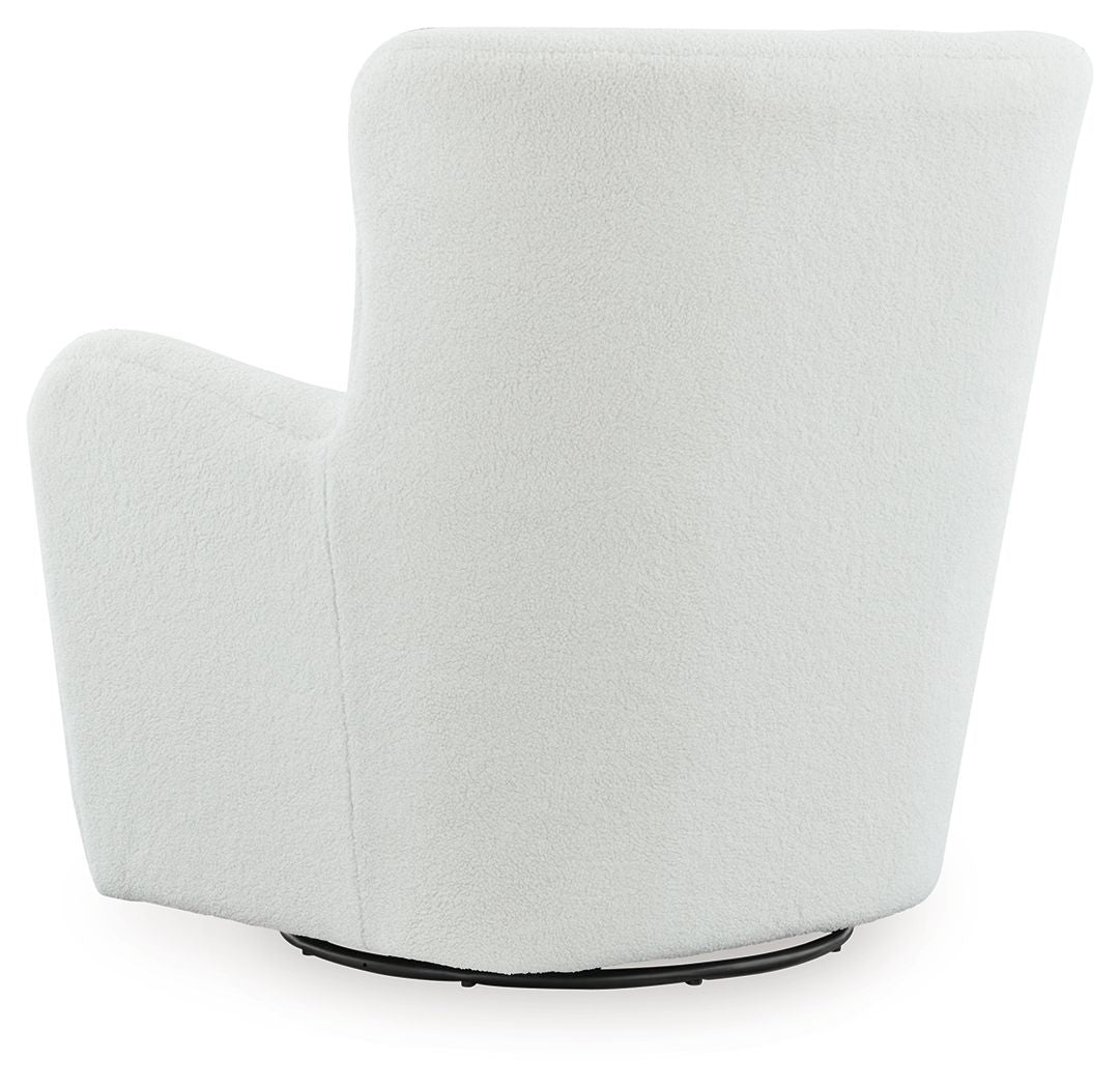 Rowenburg - Swivel Glider Accent Chair - Hornell Furniture Outlet
