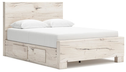 Lawroy - Panel Bed With Storage - Hornell Furniture Outlet