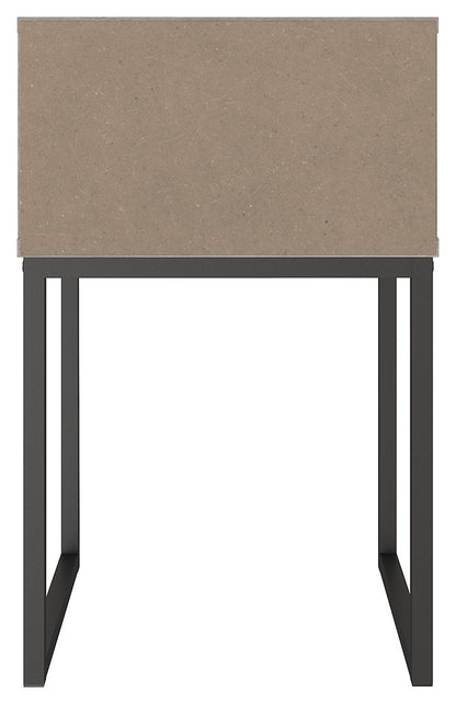 Neilsville - Whitewash - One Drawer Night Stand - Vinyl - Wrapped - Hornell Furniture Outlet
