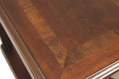 Breegin - Brown - Chair Side End Table - Removable Tray - Hornell Furniture Outlet
