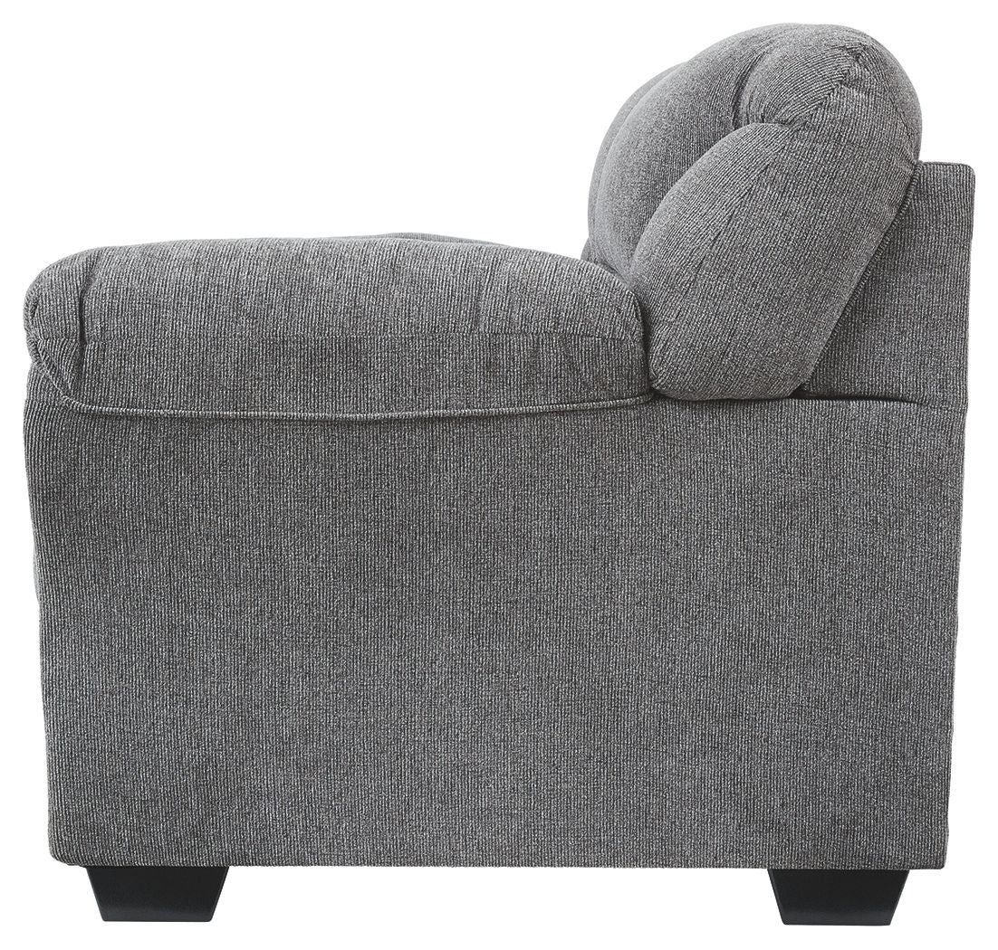 Allmaxx - Pewter - Loveseat - Hornell Furniture Outlet