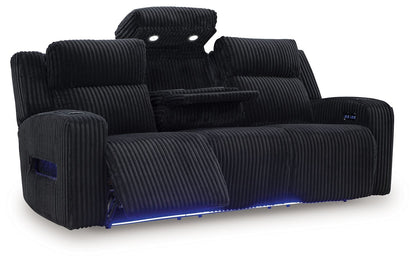 Forest Lake - Power Reclining Sofa With Adj Headrest - Hornell Furniture Outlet