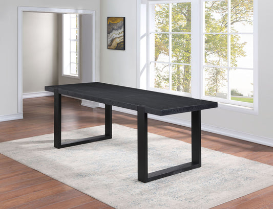 Yves - Counter Table - Black - Hornell Furniture Outlet