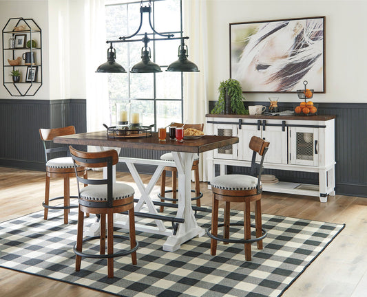 Valebeck - Counter Height Table Set - Hornell Furniture Outlet