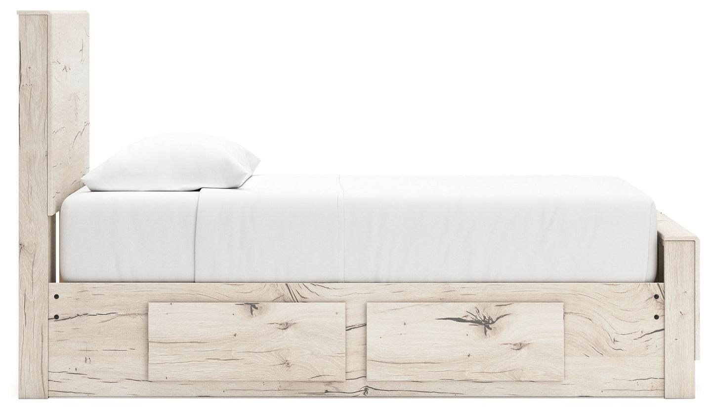 Lawroy - Panel Bed With Storage - Hornell Furniture Outlet