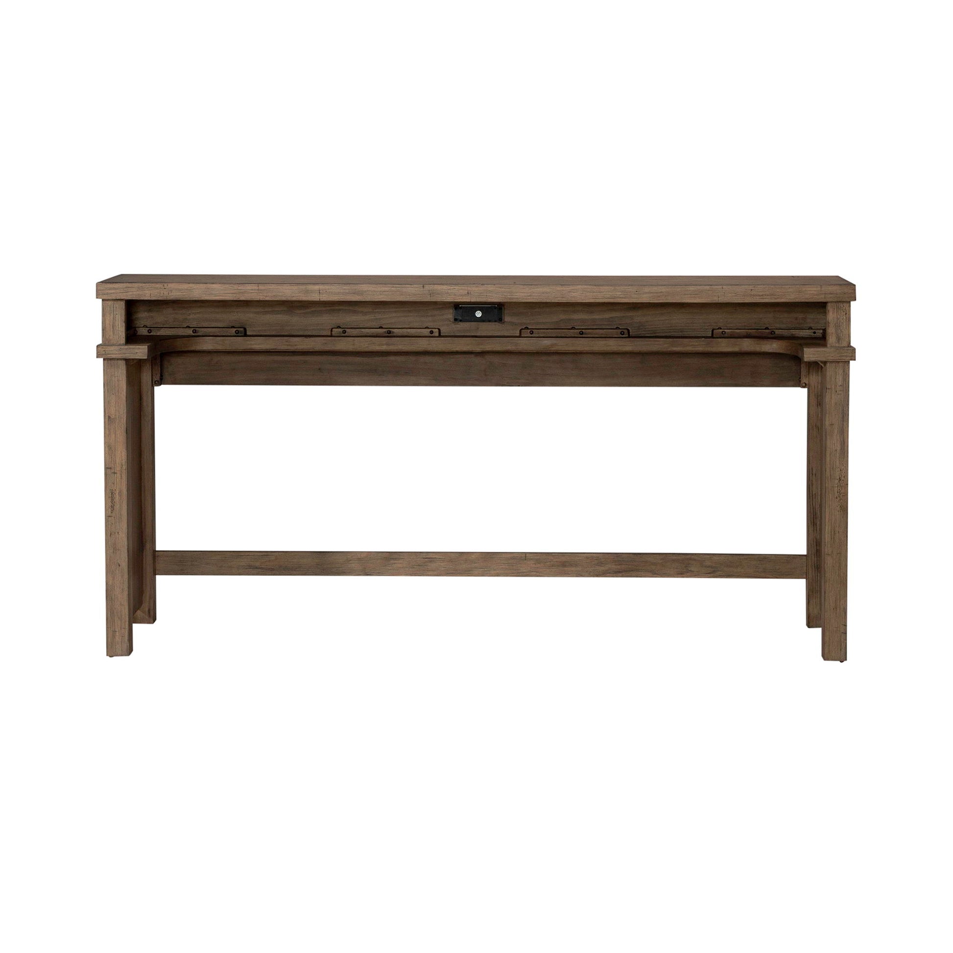 Pinebrook Ridge - Console Bar Table - Light Brown - Hornell Furniture Outlet
