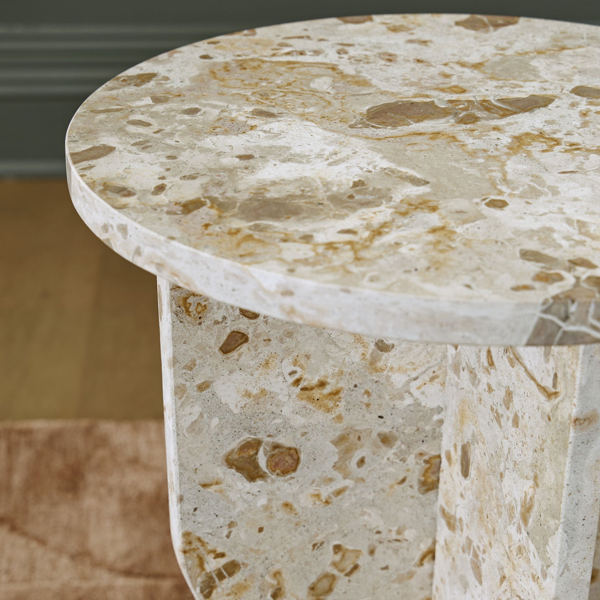 Treygan - Beige - Accent Table - Hornell Furniture Outlet