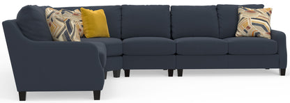 Foley - Sectional With Comfort Coil Seating And 4 Included Accent Pillows - Hornell Furniture Outlet