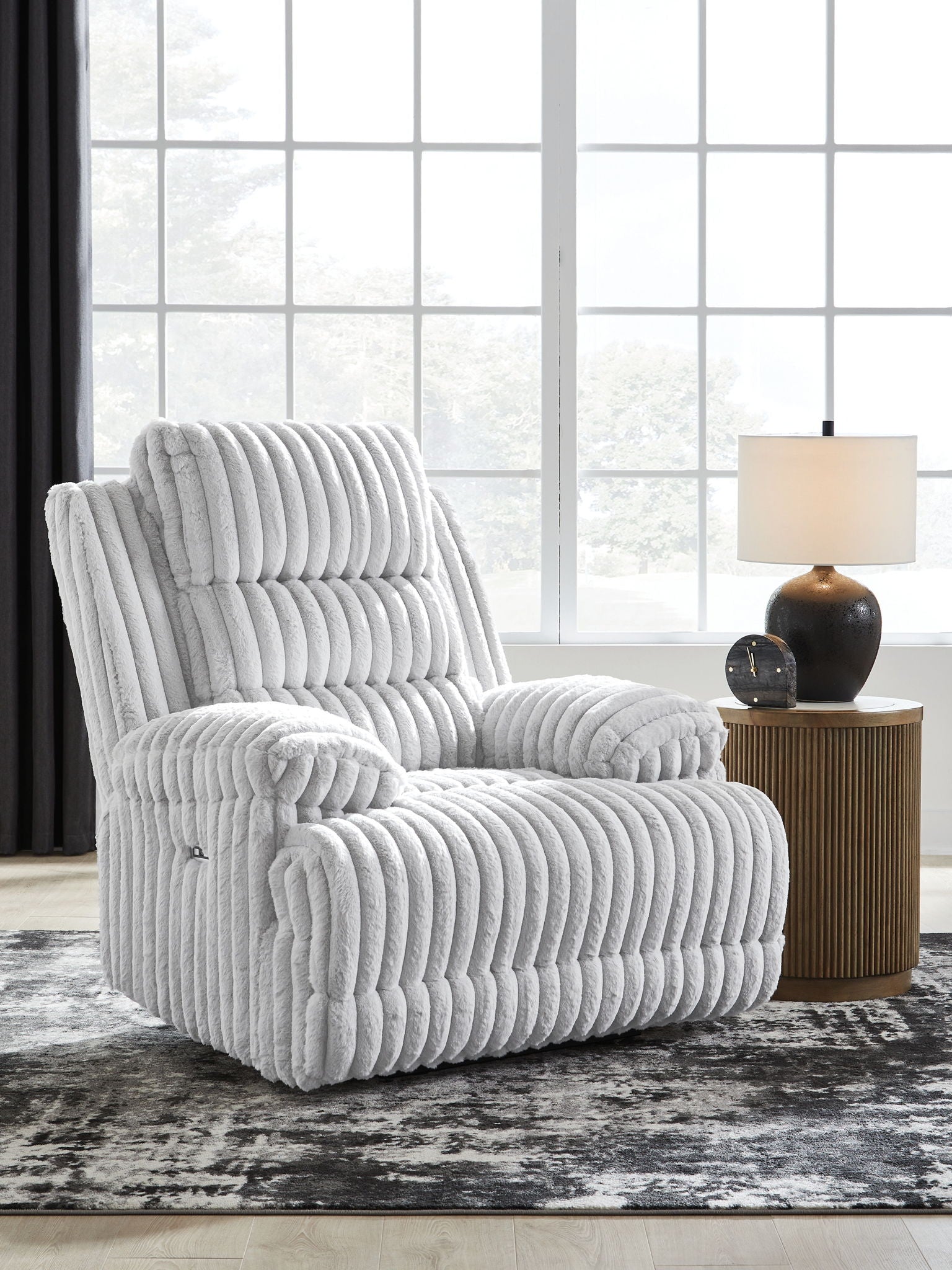 Rhines Falls - Alloy - Zero Wall Recliner - Hornell Furniture Outlet