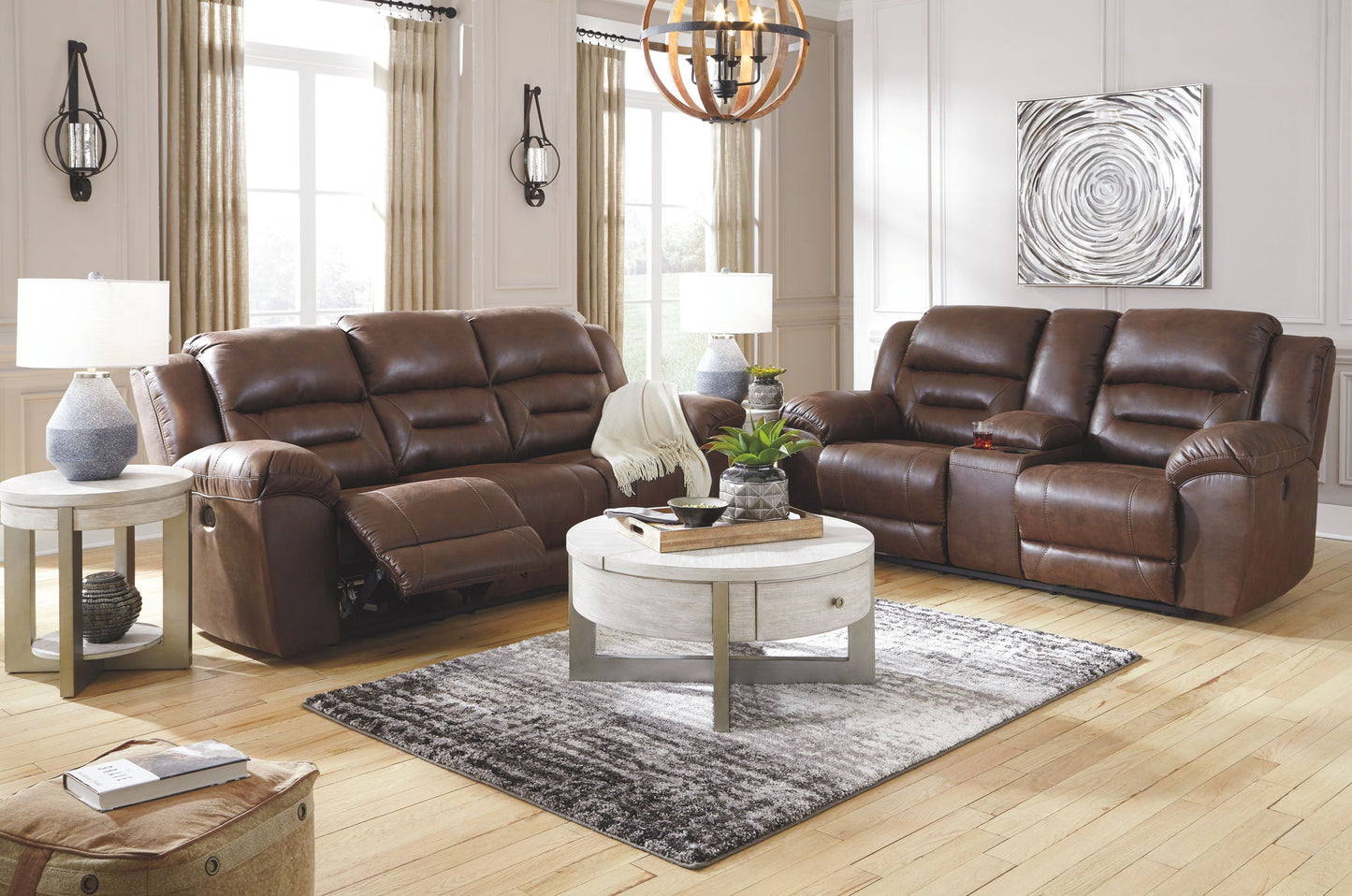 Stoneland - Reclining Living Room Set - Hornell Furniture Outlet
