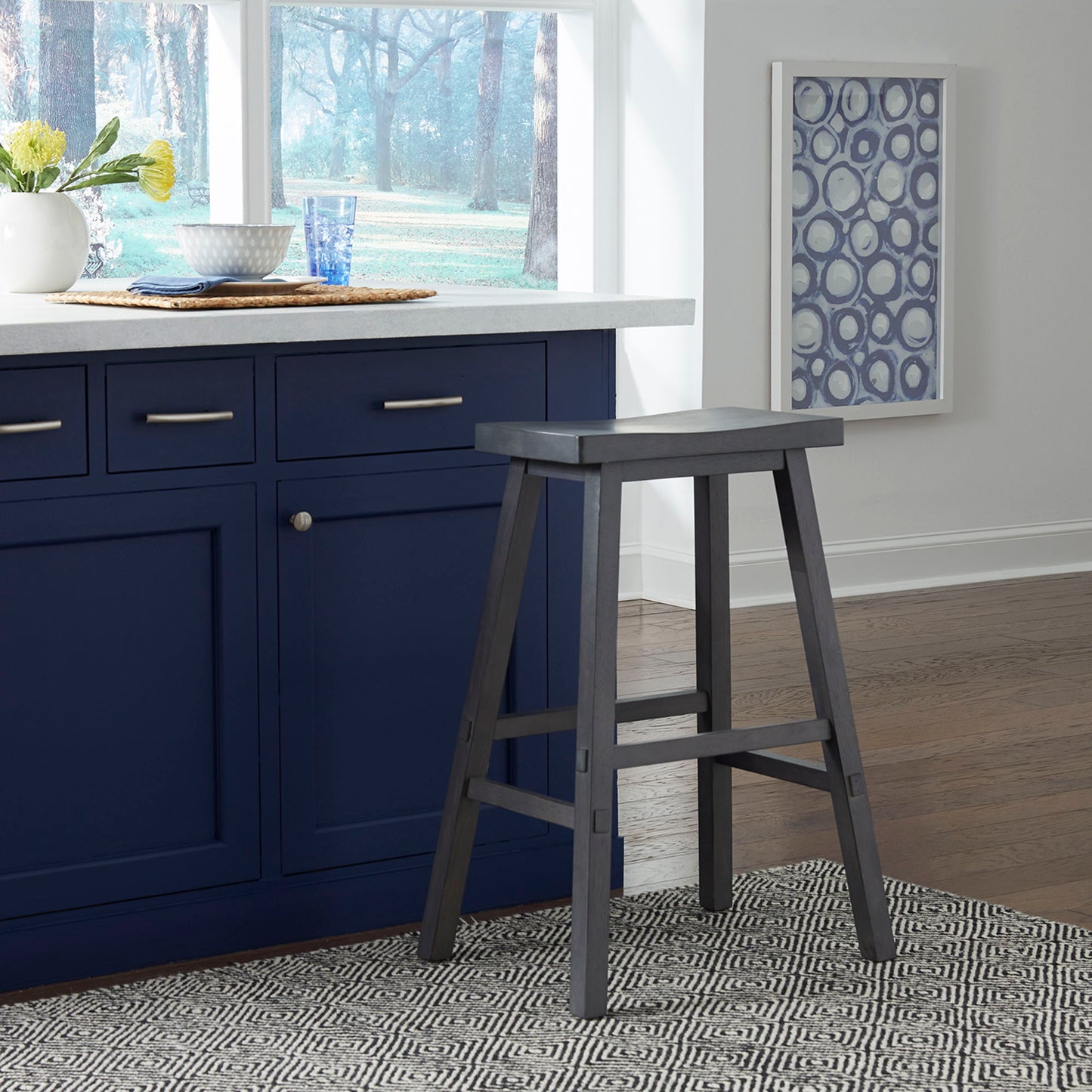 Creations II - 30" Sawhorse Stool - Hornell Furniture Outlet