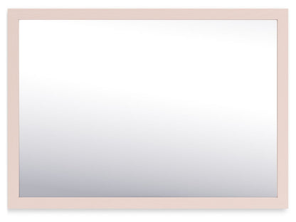 Wistenpine - Blush - Bedroom Mirror - Hornell Furniture Outlet