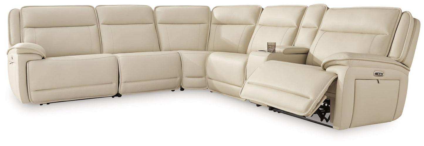 Double Deal - Reclining Sectional - Hornell Furniture Outlet