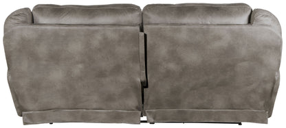 Ferrington - Power Lay Flat Reclining Sofa with Power Adjustable Headrest - Hornell Furniture Outlet