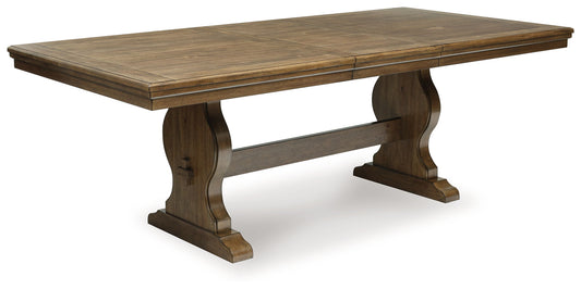 Sturlayne - Brown - Rectangular Dining Room Extension Table - Hornell Furniture Outlet