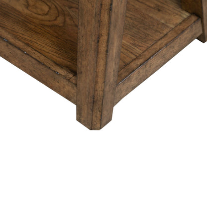 Carolina Park - Octagonal End Table - Brown - Hornell Furniture Outlet