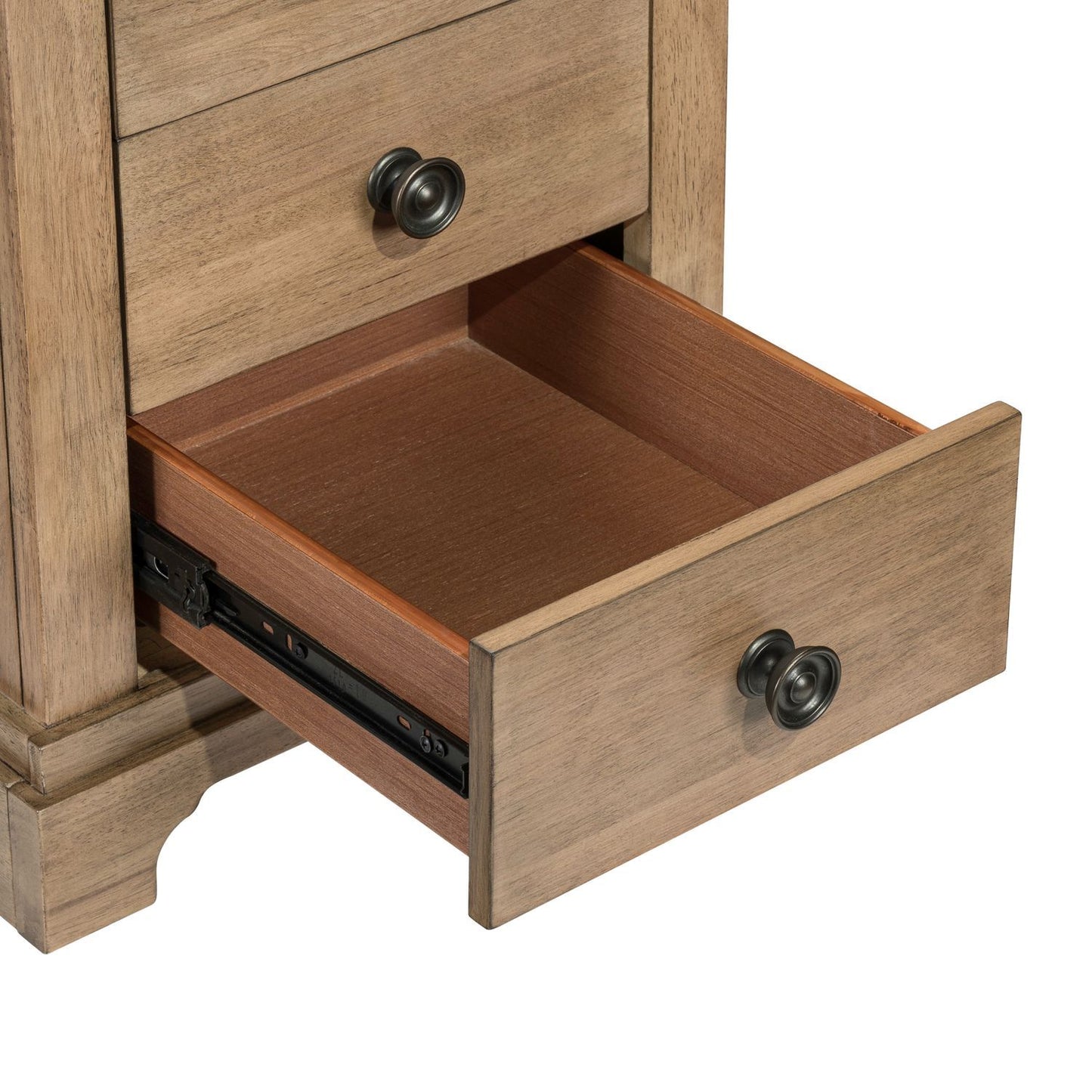 Haven Hills - Chairside Table - Camel Beige - Hornell Furniture Outlet