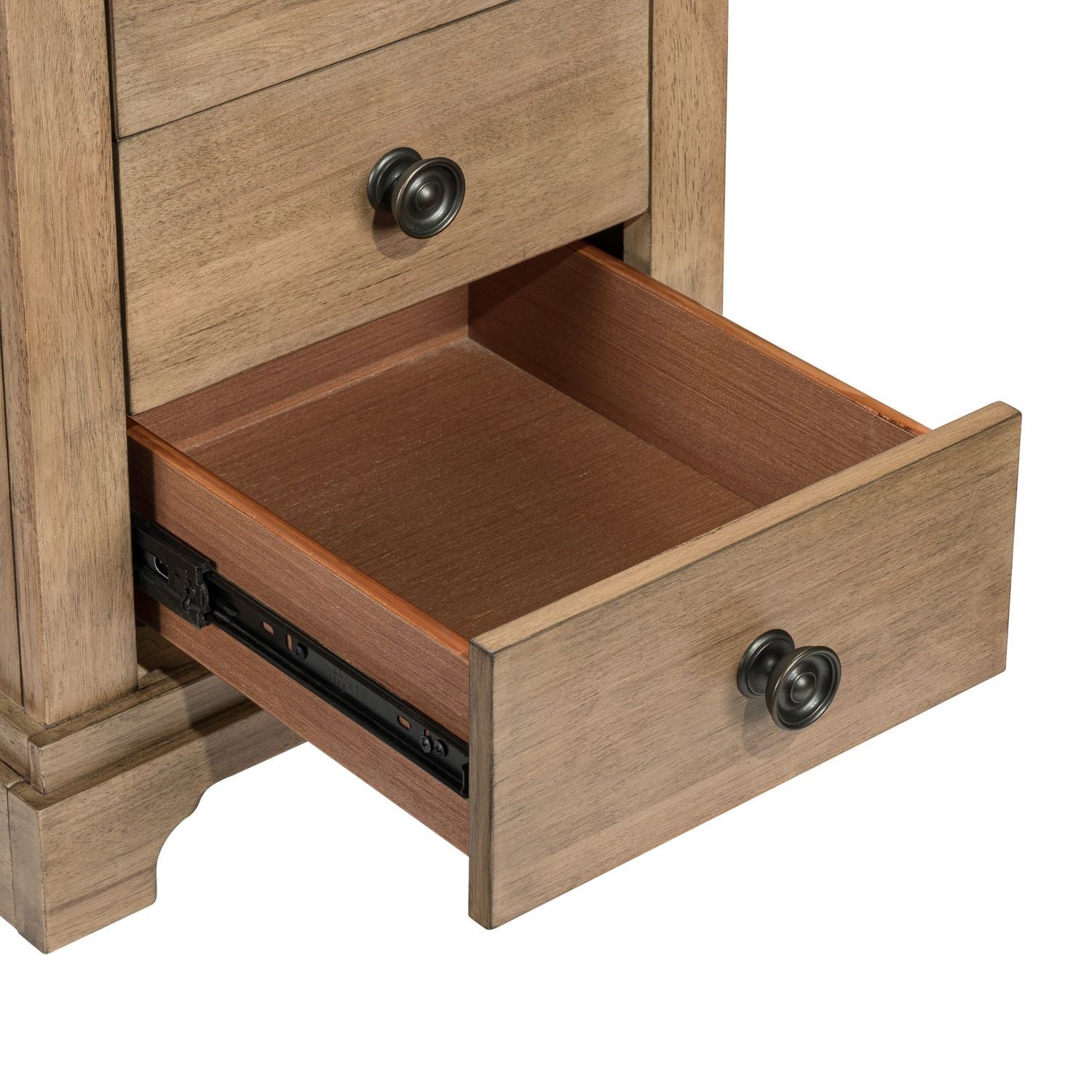 Haven Hills - Chairside Table - Camel Beige - Hornell Furniture Outlet
