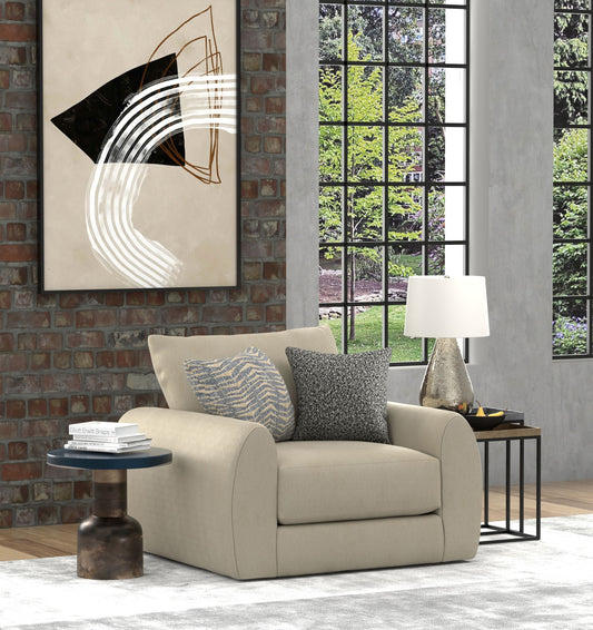 Ezra - Chair 1/2 - Twine - Hornell Furniture Outlet