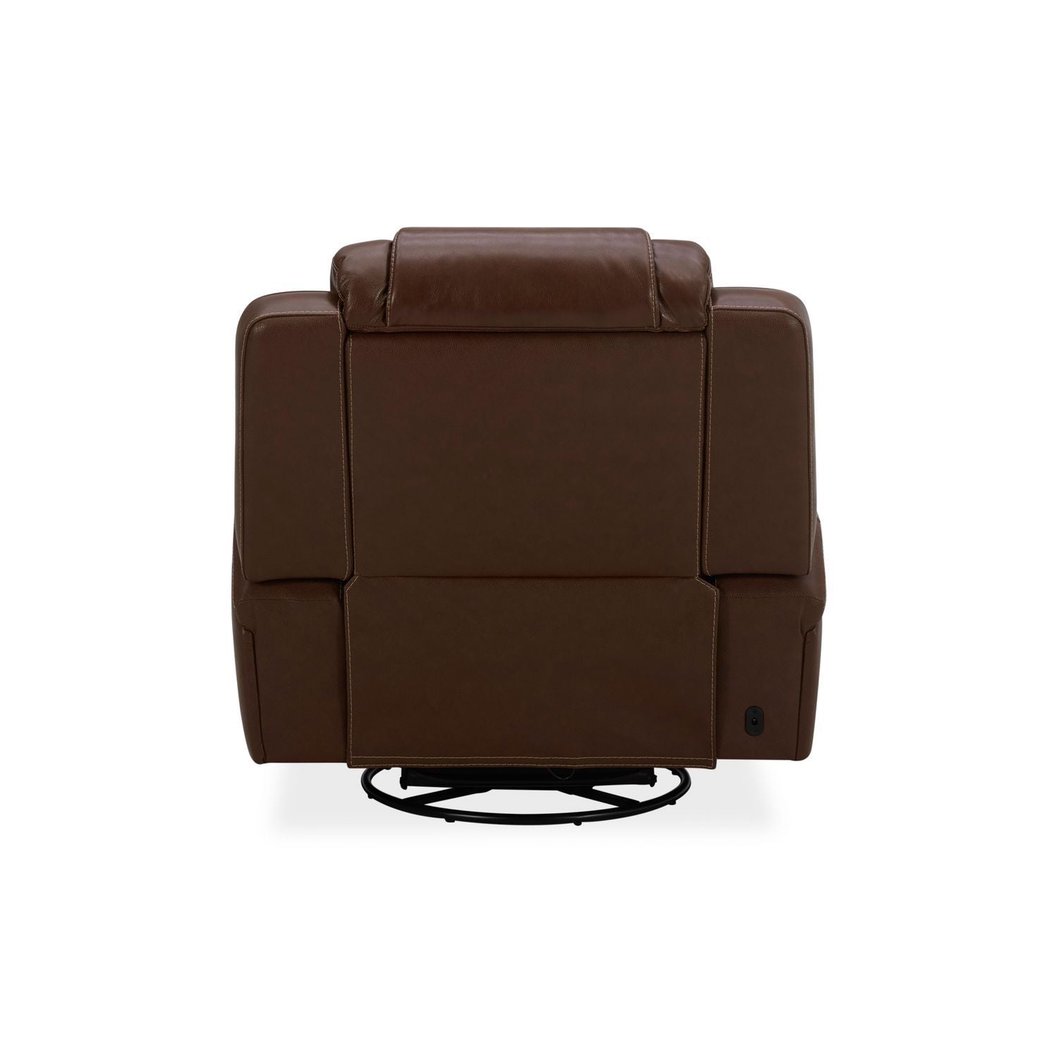 Caswell - Swivel Glider Recliner P2 - Brown - Hornell Furniture Outlet