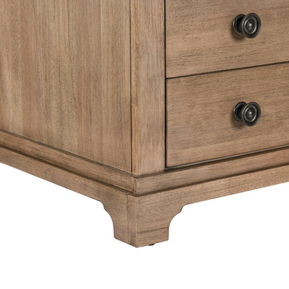 Haven Hills - Chairside Table - Camel Beige - Hornell Furniture Outlet