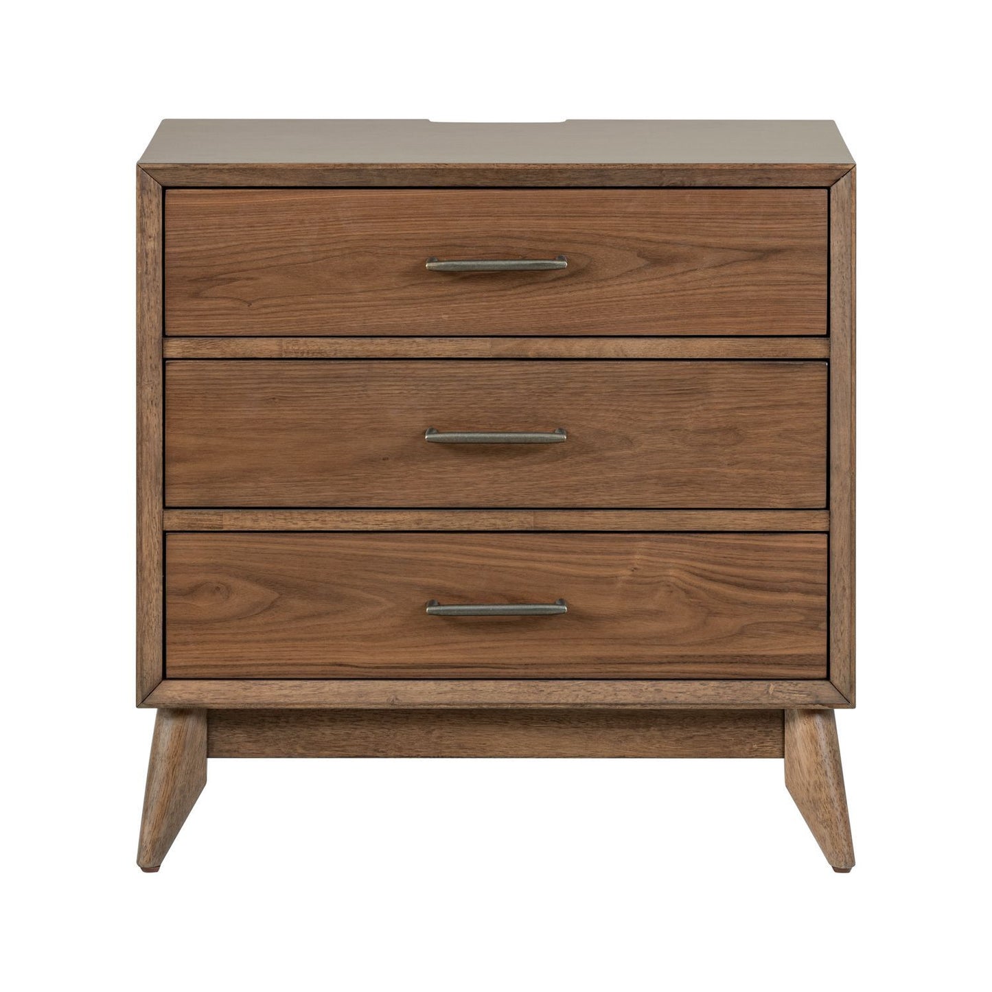 Century Modern - Nightstand With Charging Station - Light Brown - Hornell Furniture Outlet