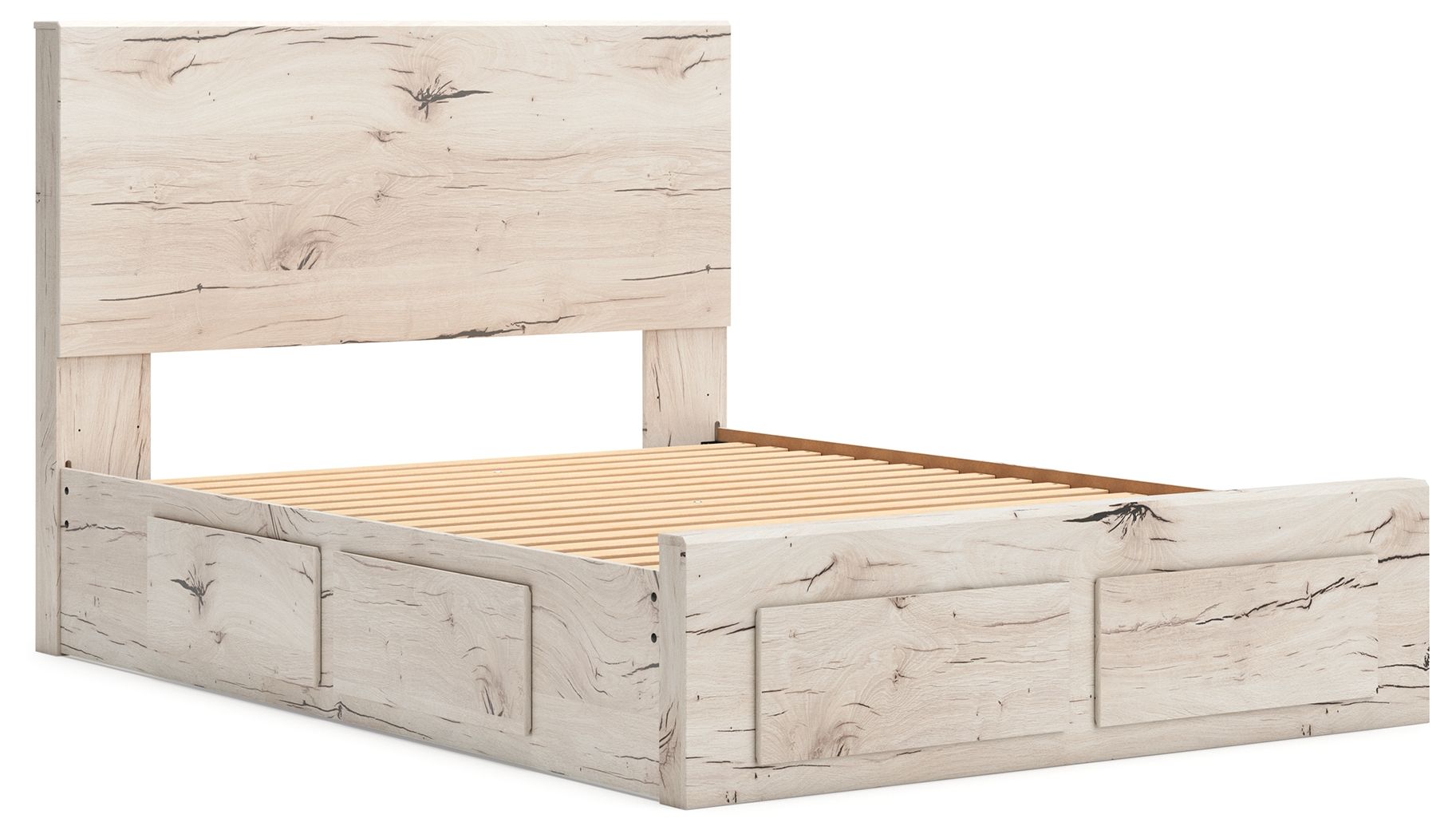 Lawroy - Panel Bed With Storage - Hornell Furniture Outlet