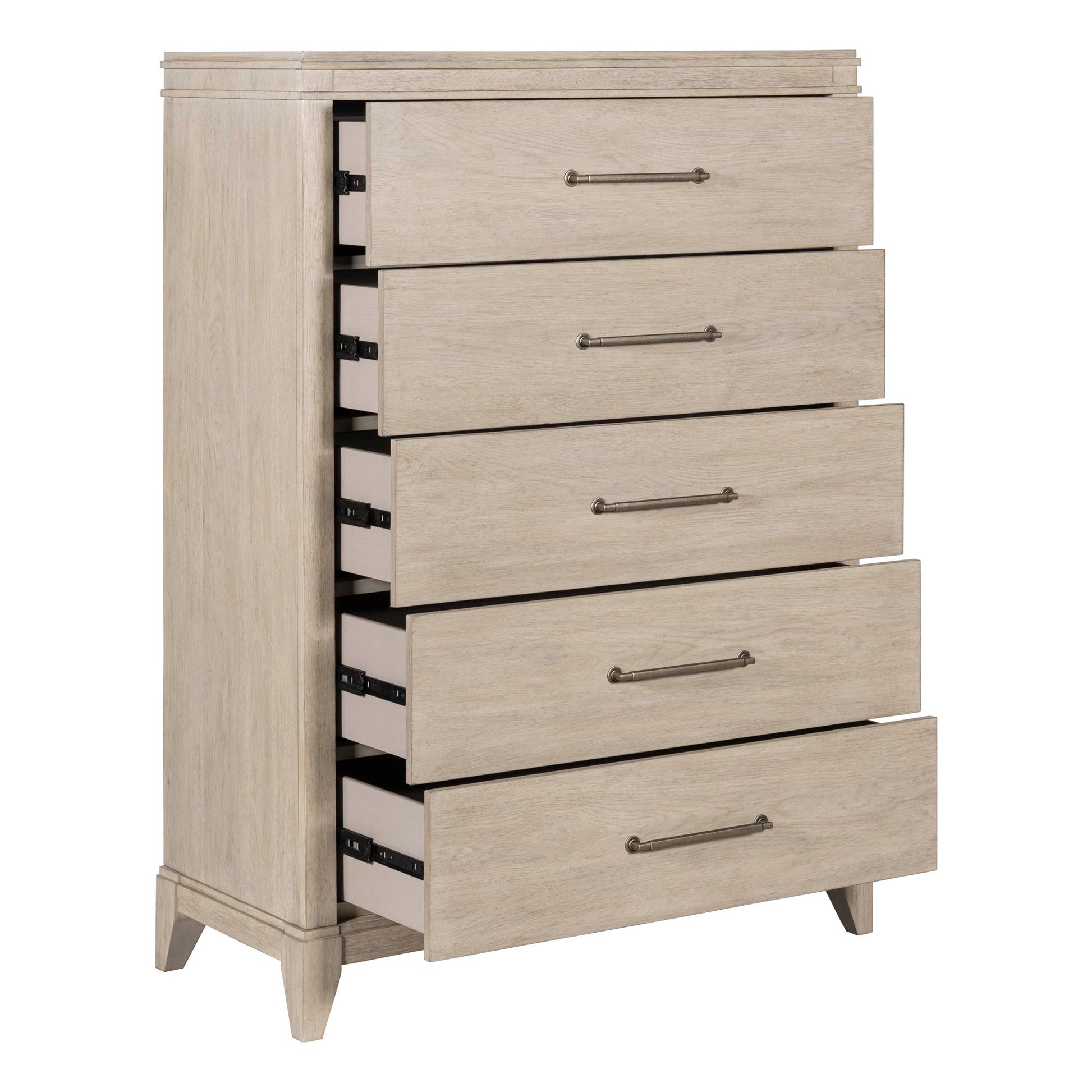New Haven - 5 Drawer Chest - White - Hornell Furniture Outlet