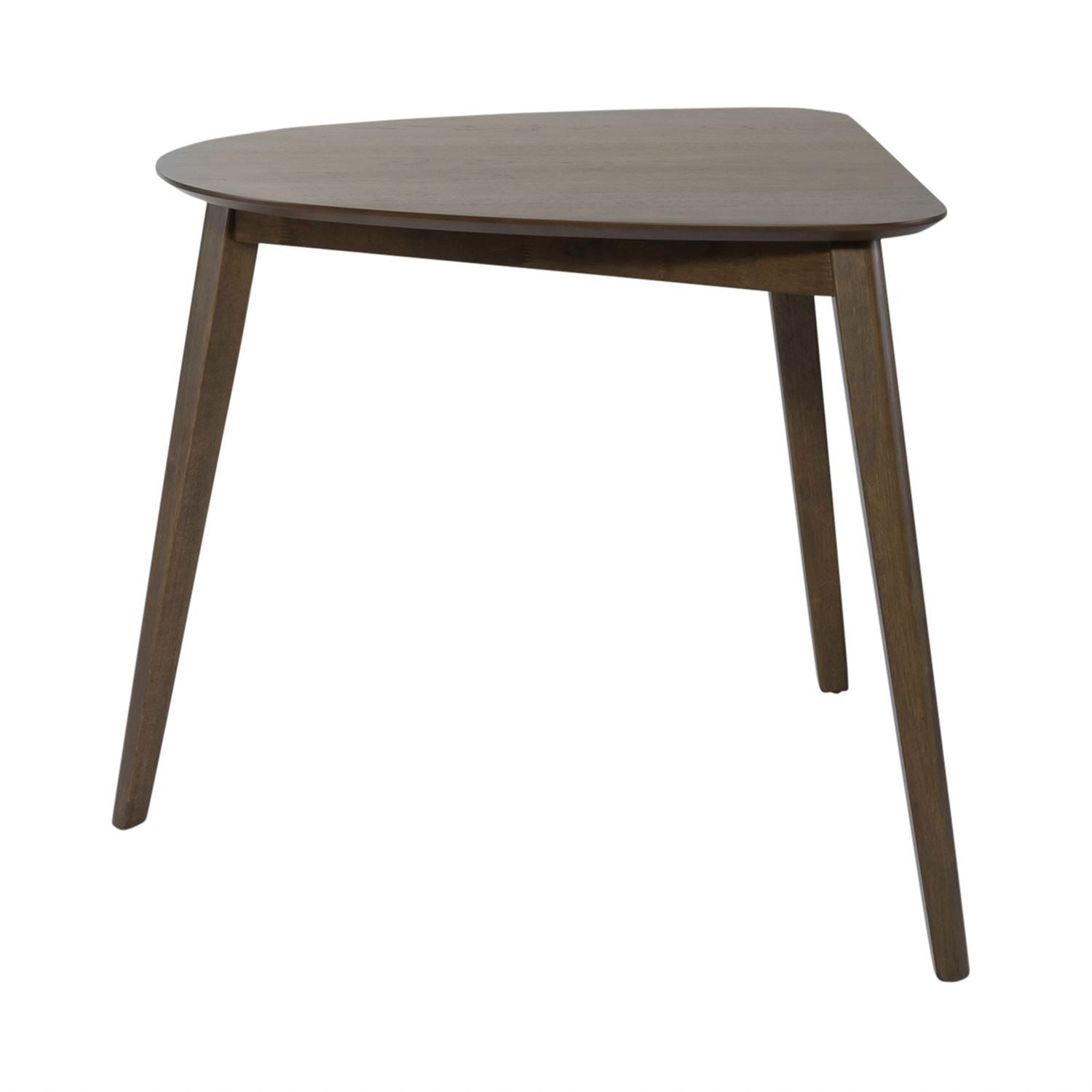 Space Savers - Triangle Table - Dark Brown - Hornell Furniture Outlet