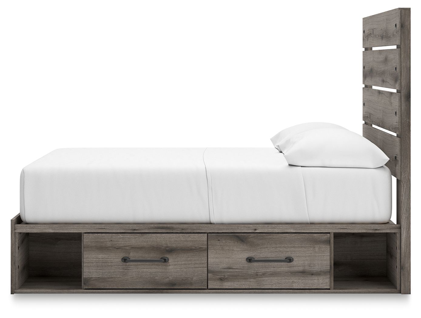 Graystorm - Panel Bed With Storage - Hornell Furniture Outlet