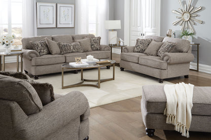 Freemont - Loveseat - Pewter - Hornell Furniture Outlet