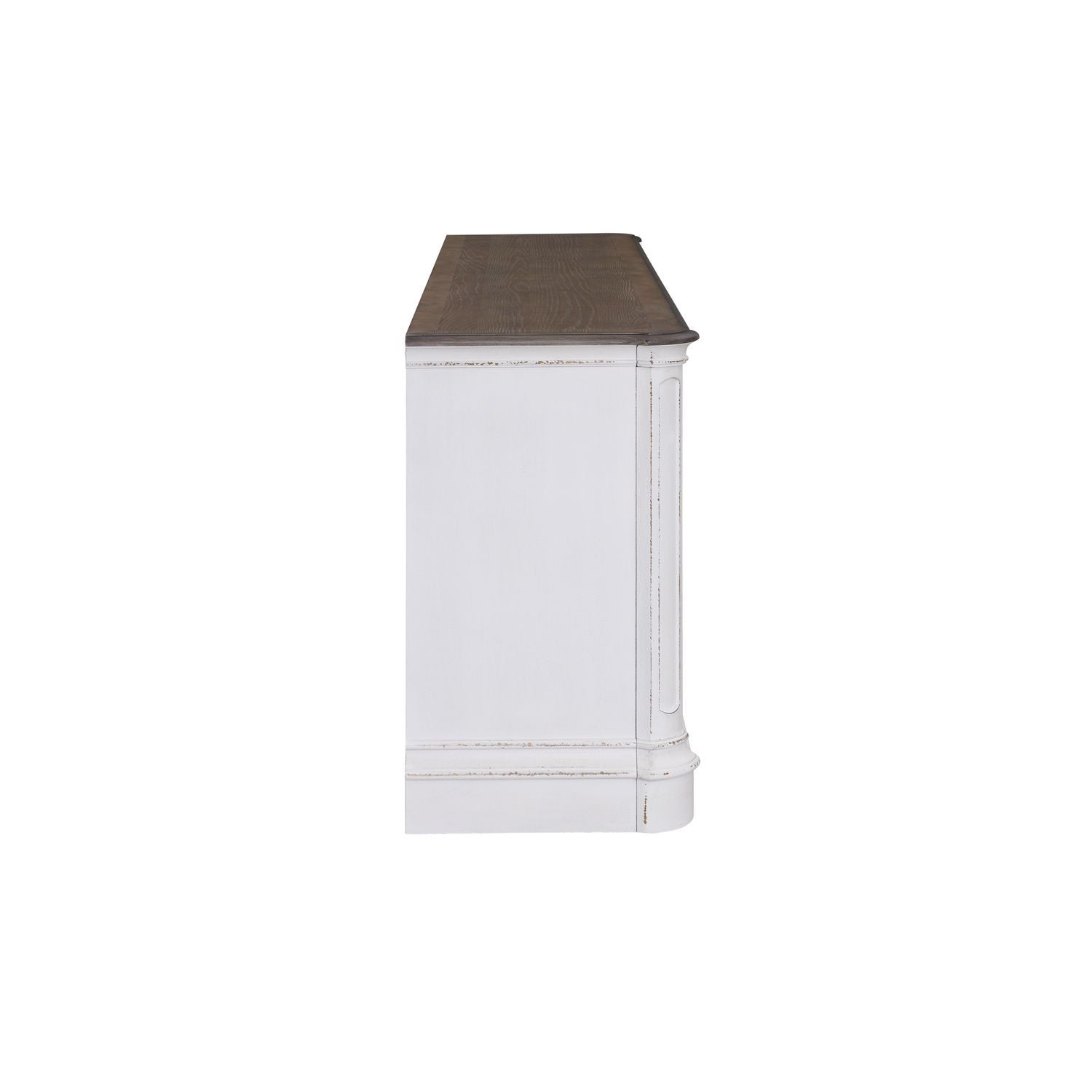 Fireplace TV Consoles - 244 82" Console With Fire FTS - White - Hornell Furniture Outlet
