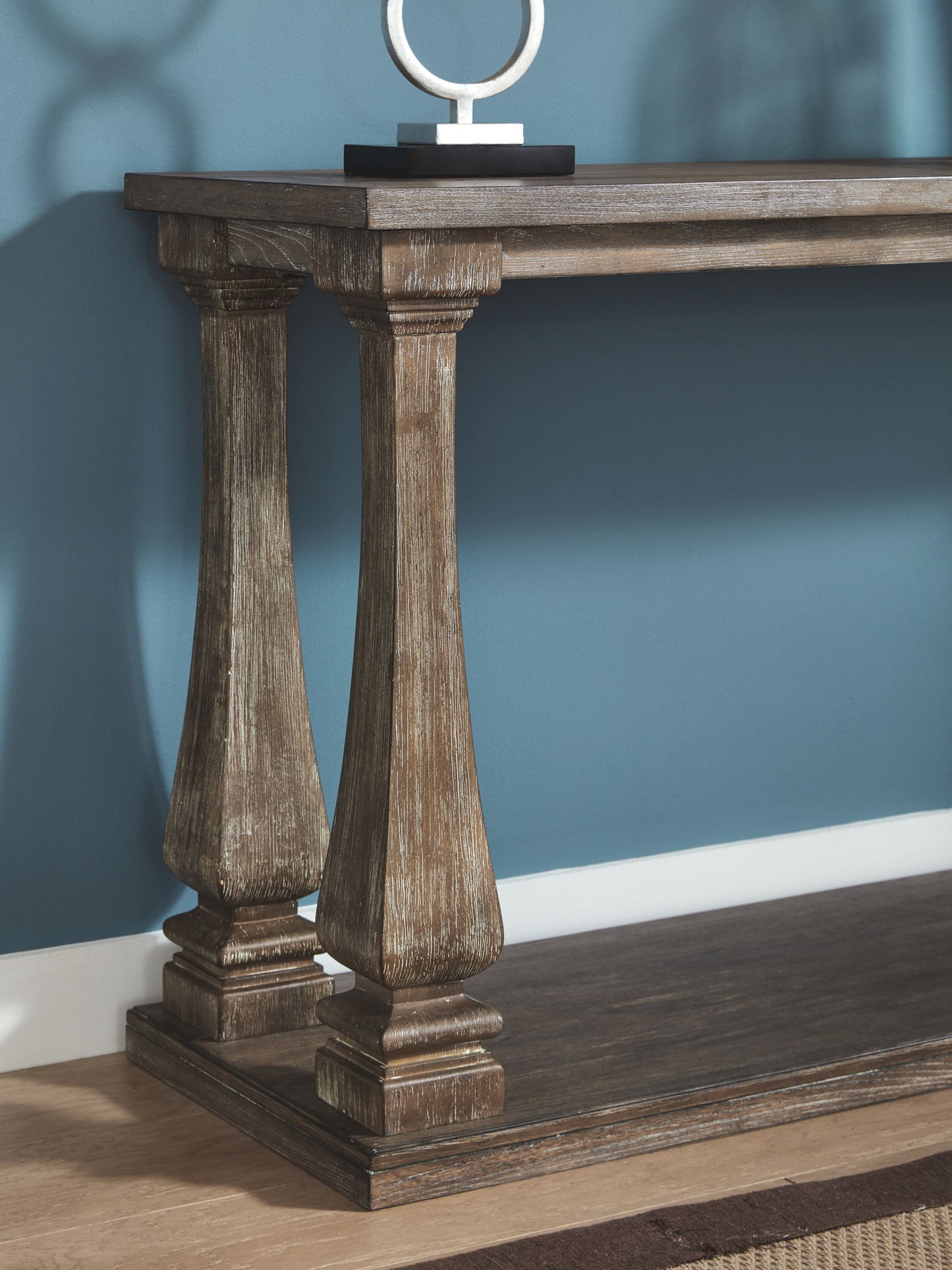 Johnelle - Gray - Sofa Table - Hornell Furniture Outlet