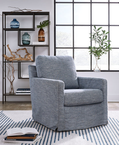 Nenana Next - gen Nuvella - Swivel Glider Accent Chair - Hornell Furniture Outlet