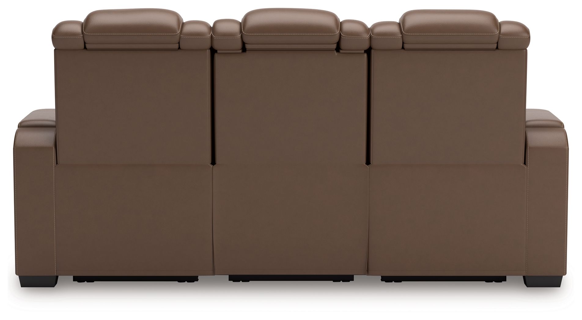 High Impact - Tobacco - Power Reclining Sofa / Adj Headrest - Hornell Furniture Outlet