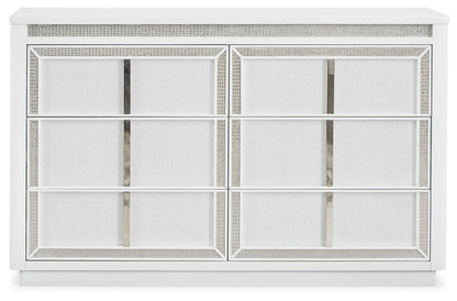 Chalanna - White - Dresser - Hornell Furniture Outlet