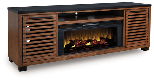 Kallari - TV Stand With Fireplace Option - Hornell Furniture Outlet