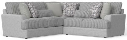 Titan - Sectional With Comfort Coil Seating And Accent Pillows Included - Hornell Furniture Outlet