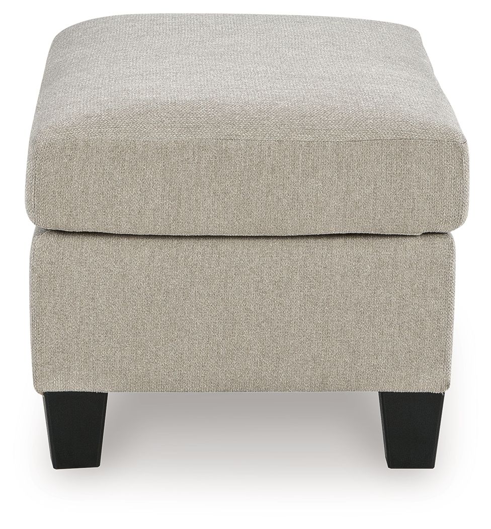 Willarae - 2 Pc. - Chair And A Half, Ottoman - Taupe - Hornell Furniture Outlet