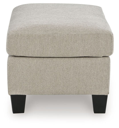 Willarae - 2 Pc. - Chair And A Half, Ottoman - Taupe - Hornell Furniture Outlet