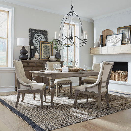 Americana Farmhouse - Leg Table Set - Hornell Furniture Outlet