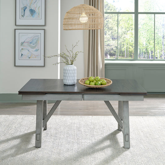 Newport - Trestle Table - Dark Gray - Hornell Furniture Outlet