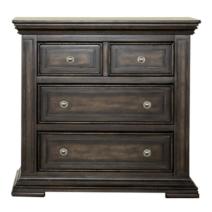Big Valley - Bedside Chest With Charging Station - Hornell Furniture Outlet