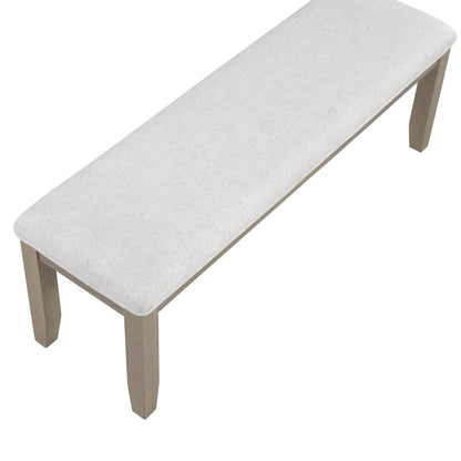 Lily - Bench - Gray - Hornell Furniture Outlet