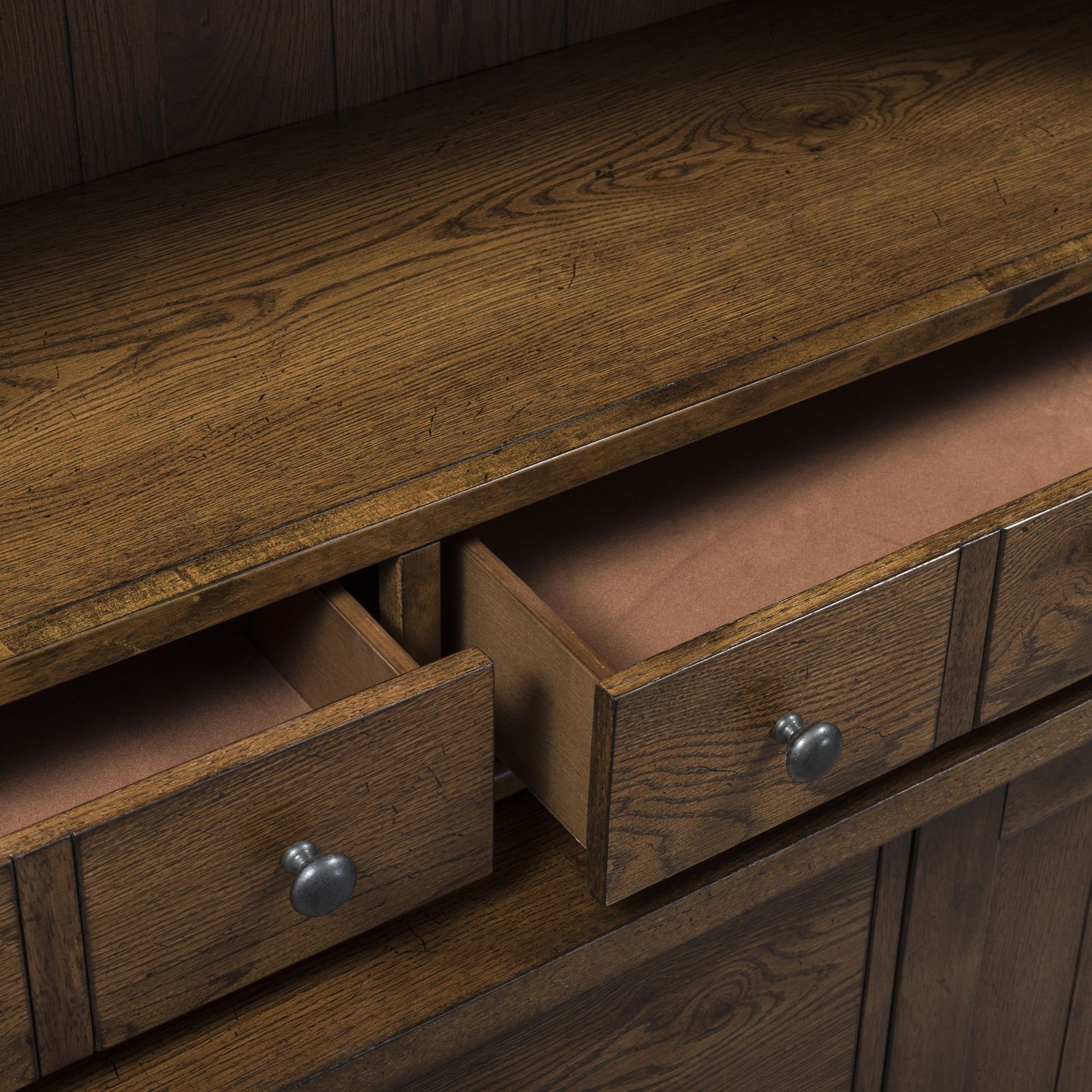 Hearthstone Ridge - Hutch - Light Brown - Hornell Furniture Outlet