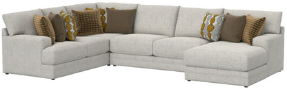 Tori - Sectional With Comfort Coil Seating And Accent Pillows Included - Hornell Furniture Outlet