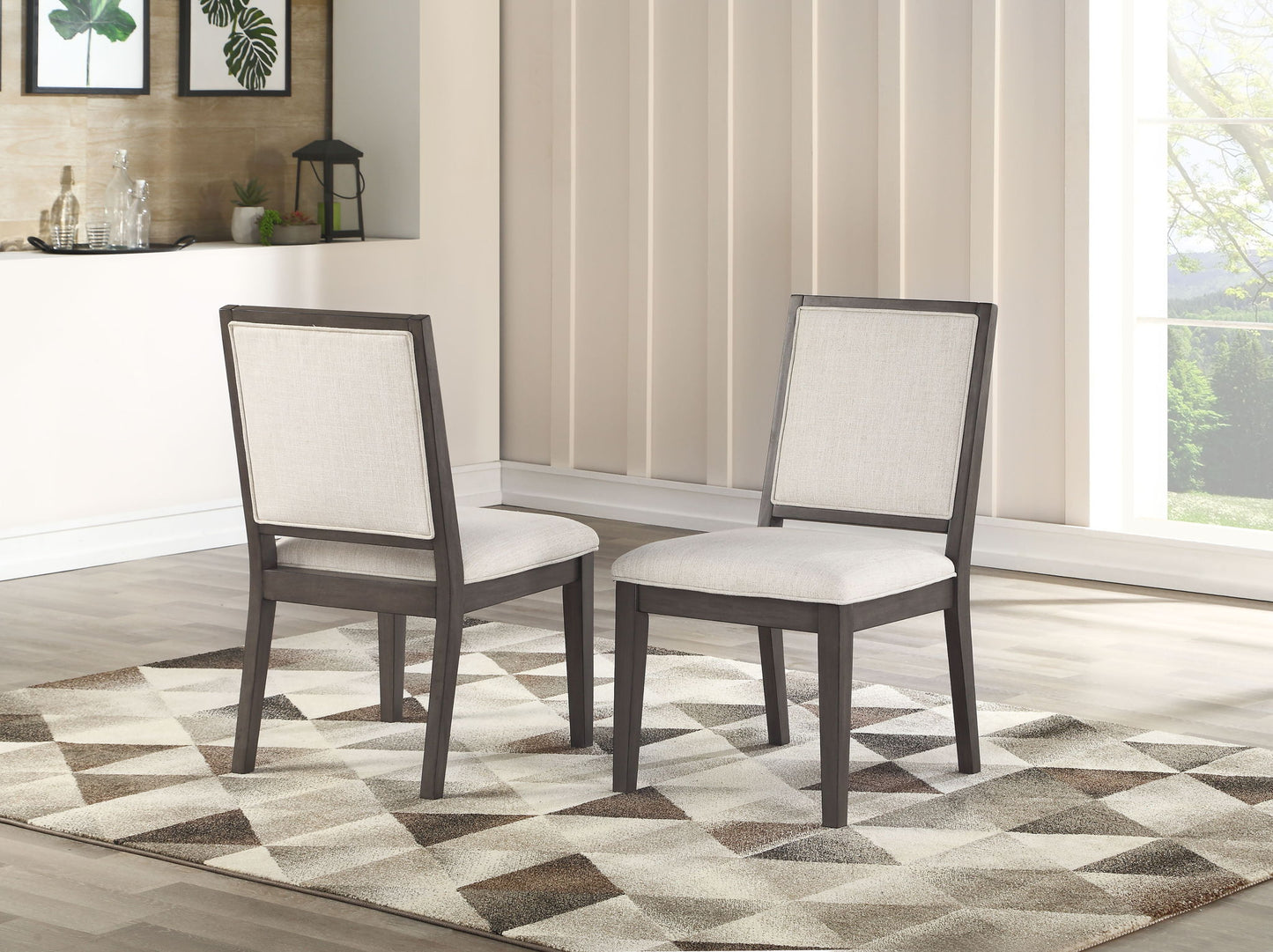 Mila - Side Chair (Set of 2) - White - Hornell Furniture Outlet